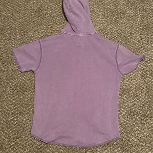 Short sleeve hoodie